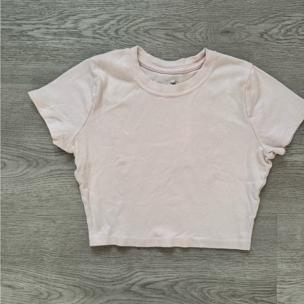 Hollister Light Pink Crop Top